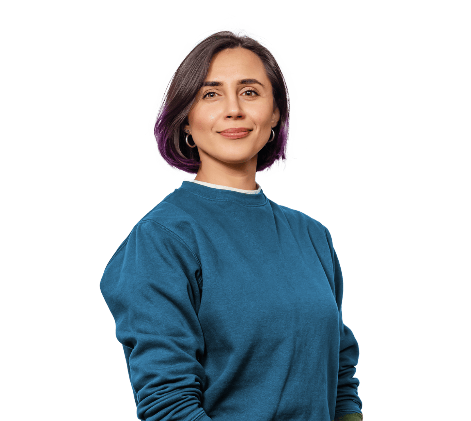 Eine Frau nutzt digitale Informationen von Bronchiektasen e.V.